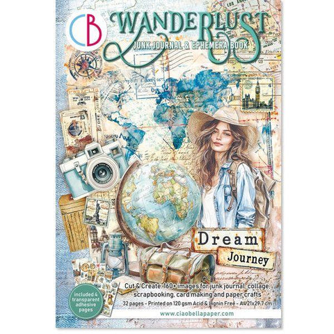 Wanderlust Junk Journal & Ephemera Book