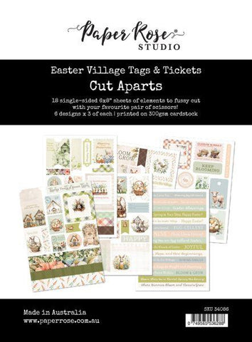 Easter Village - Tags & Tickets Cut Aparts