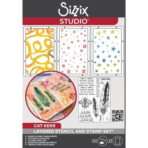 Sizzix Studio - Stamp & Stencil Set - the R's Have It