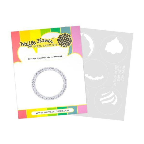 Postage Cutcake Die-n-Stencil