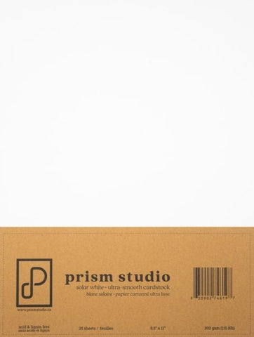 Ultra-Smooth Cardstock - Solar White (8.5x11) (110lb)