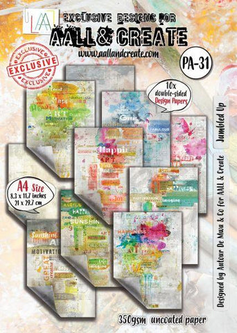 Jumbled Up - A4 Design Paper