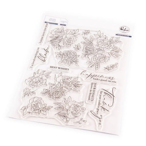 Peony Perfection - Clear Stamps
