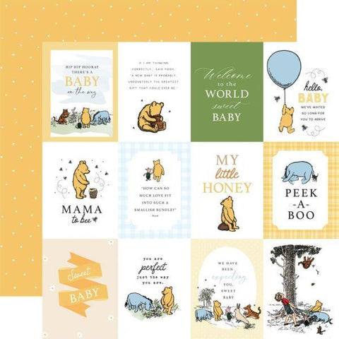 Winnie the Pooh Baby - 3x4 Journaling Cards