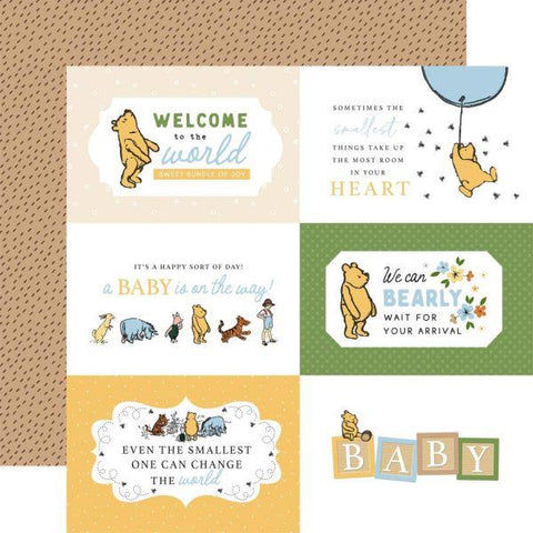 Winnie the Pooh Baby - 6x4 Journaling Cards