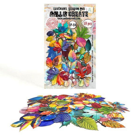 Vibrant Leafscape - Ephemera Die Cuts