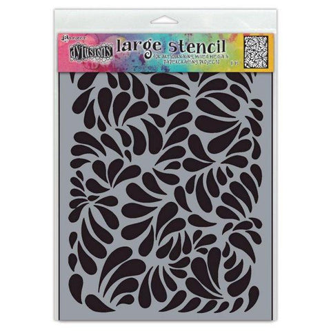Dylusions Stencil - Large - Brush Strokes