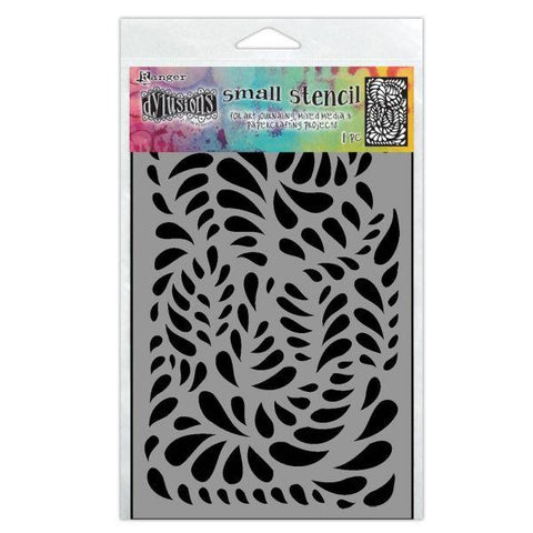 Dylusions Stencil - Small - Brush Strokes