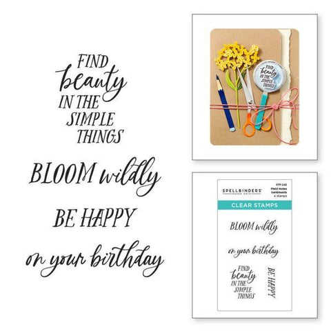Field Notes Collection - Field Notes Stentiments Clear Stamps