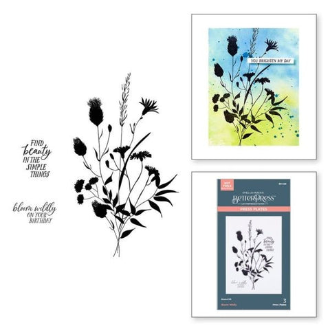 Field Notes Collection - Bloom Wildly BetterPress Plate