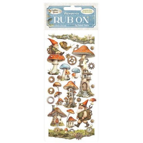 Hidden Grove - Rub Ons - Mushroom House