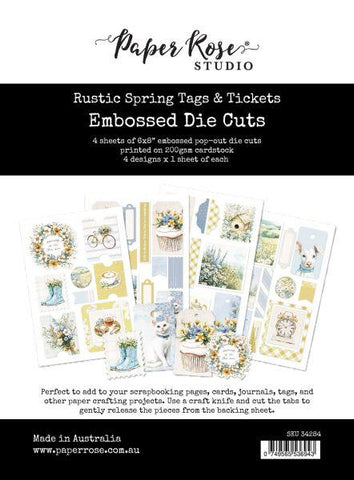 Rustic Spring - Tags & tickets Die Cuts