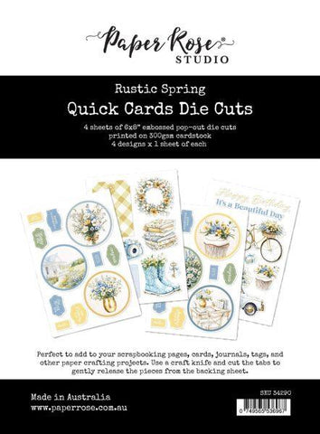Rustic Spring - Quick Cards Die Cuts