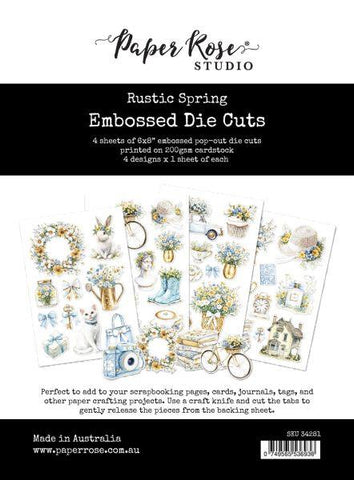 Rustic Spring - Embossed Die Cuts