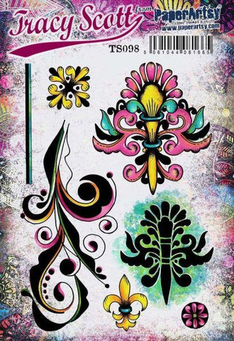 Tracy Scott Cling Stamps - #098