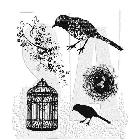 Artful Flight - Cling Stamps