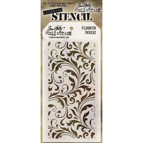 Flourish - Layered Stencil