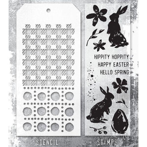 Spring Shadows - Stamp & Stencil Set