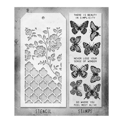 Mixed Media 44 - Stamp & Stencil Set