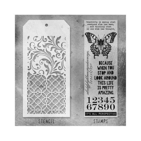 Mixed Media 15 - Stamp & Stencil Set