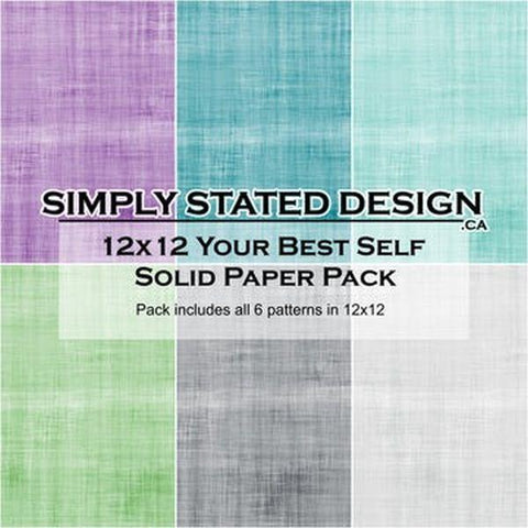 Your Best Self - 12x12 Collection Pack - Solids
