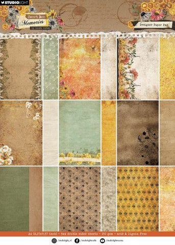 Sweet Bee Memories - Background Paper Pad