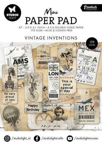 Vintage Inventions Essentials - Mini Paper Pad