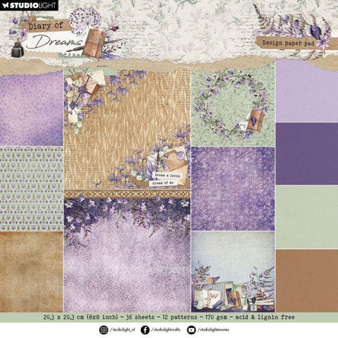 Diary of Dreams - Background Paper Pad
