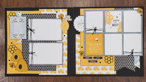 Happy Little Moments 12 x 12 Layout Kit