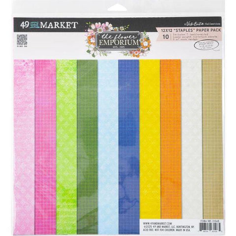 Flower Emporium - 12x12 Staples Collection Pack