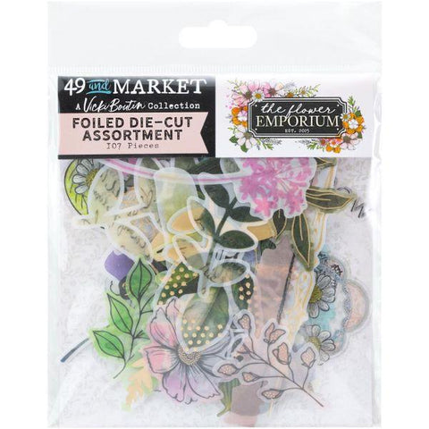 Flower Emporium - Die Cuts -Foiled