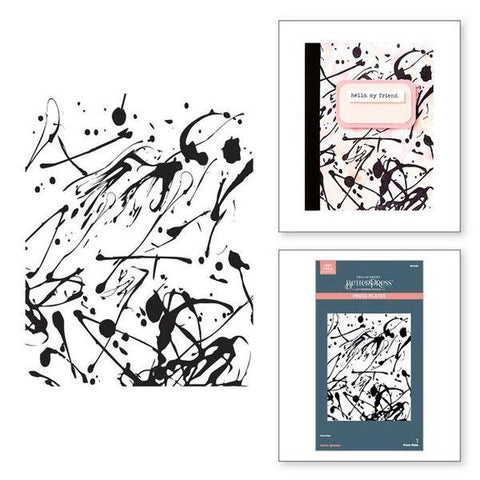 Take Note Colelction - Memo Splatter BetterPress Plate