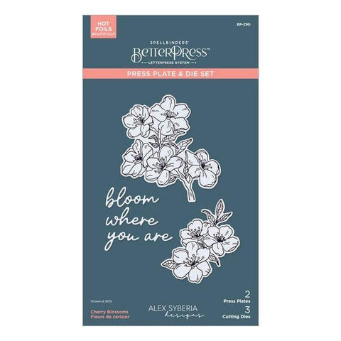 Spring in Kyoto Collection - Cherry Blossoms BetterPress Plate & Die Set