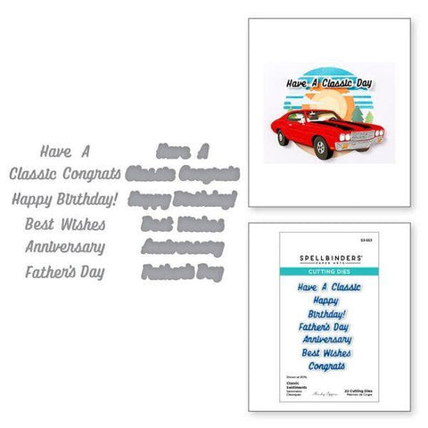 Classic Road Legends Collection - Classic Sentiments Dies