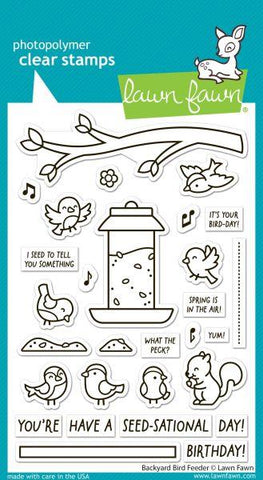 Backyard Bird Feeder - Clear Stamps