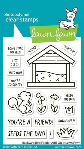 Backyard Bird Feeder Add On - Clear Stamps