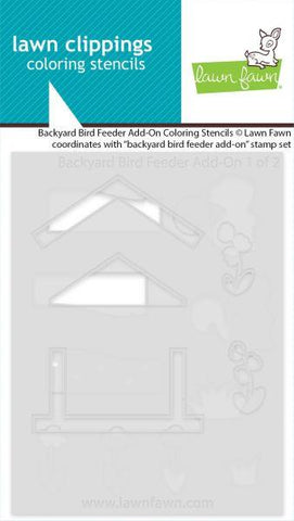 Backyard Bird Feeder Add On - Coloring Stencils