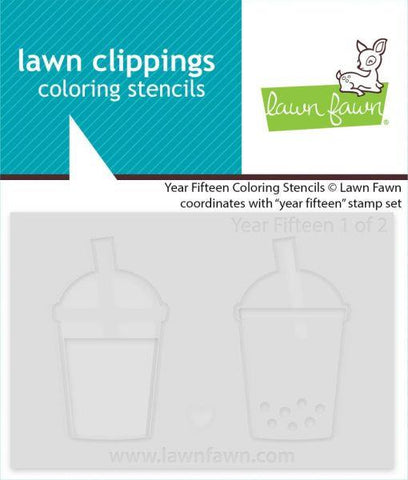 Year Fifteen - Coloring Stencils