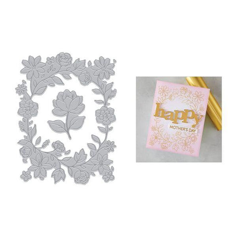 Lovely Letterpress Collection - Floral Border BetterPress Plates