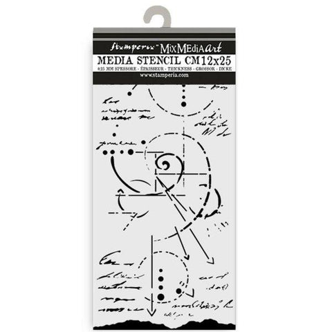 Silent Sea - Stencil - Fossils
