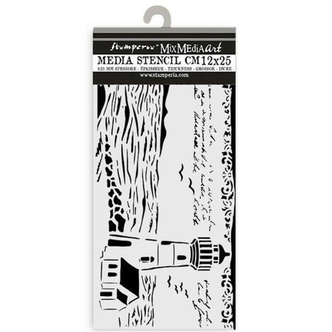 Silent Sea - Stencil - Lighthouse
