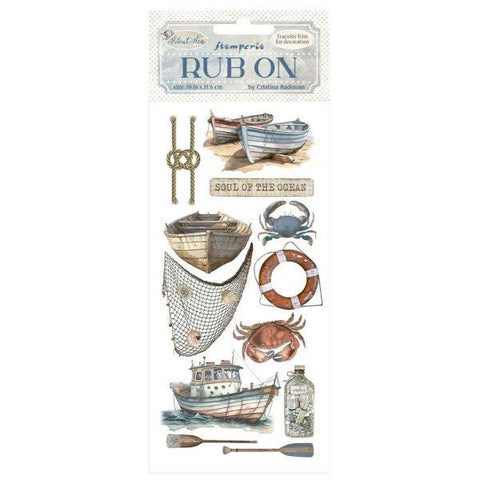 Silent Sea - Rub Ons - Boat
