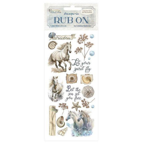 Silent Sea - Rub Ons - Horses