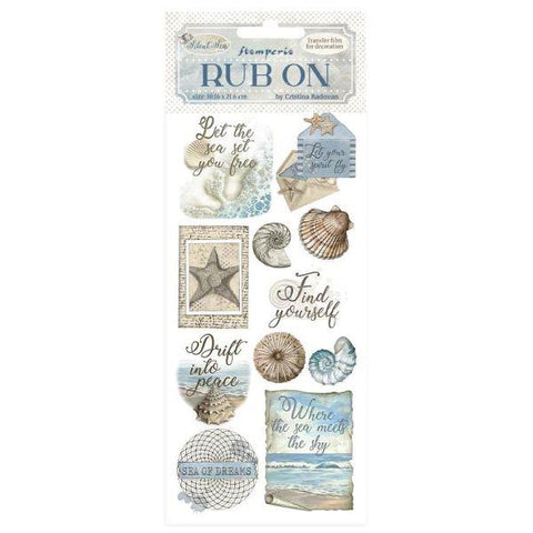 Silent Sea - Rub Ons - Shells