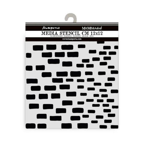 Silent Sea - Stencil - Brick Pattern