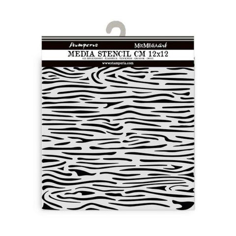 Silent Sea - Stencil - Wood Pattern