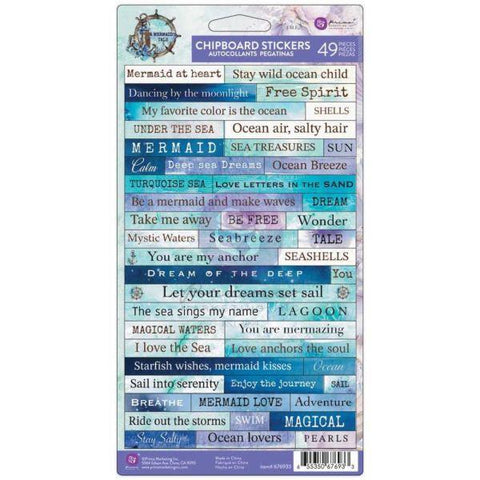 A Mermaid's Tale - Chipboard