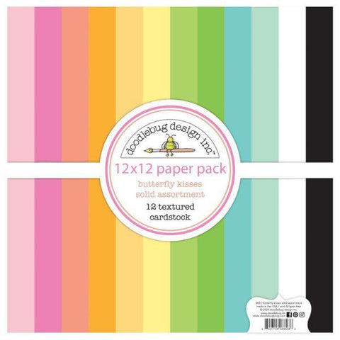 Butterfly Kisses - 12x12 Collection Pack - Textured Cardstock