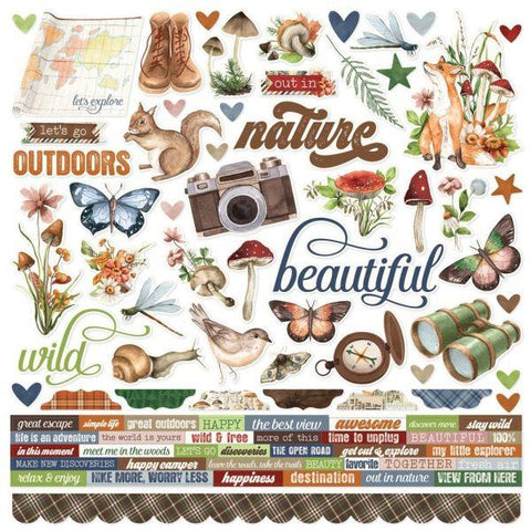 Simple Vintage Woodlands - Stickers