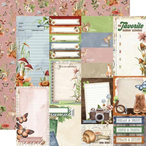 Simple Vintage Woodlands - Journal Elements
